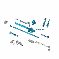 OEM 2006 Honda Accord Gear Box, Power Steering (Driver Side) Diagram - 53601-SDA-A05