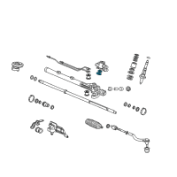 OEM Honda Accord Oil Seal Set, Rotary Valve Diagram - 06532-S50-003