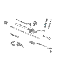 OEM 2008 Honda Element Seal Set, Power Steering Valve(Rotary Valve) Diagram - 06534-S84-A01