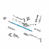 OEM 2003 Honda Accord Rack, Steering Diagram - 53626-SDA-A01