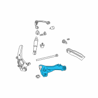 OEM Ford F-150 Heritage Lower Control Arm Diagram - 6L3Z-3078-B