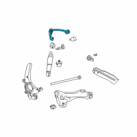 OEM 1997 Ford F-250 HD Upper Control Arm Diagram - 5L3Z-3084-C