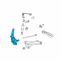 OEM Ford F-250 HD Knuckle Diagram - XL3Z-3K186-AA