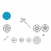 OEM Kia Sorento Wheel Assembly-Aluminum Diagram - 529103E520
