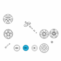 OEM 2007 Kia Sorento Wheel Hub Cap Assembly Diagram - 529603E200