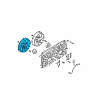 OEM 2002 Buick Rendezvous Blade, Fan Diagram - 10427835