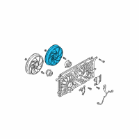 OEM Pontiac Aztek Blade Asm-Fan Diagram - 10427836