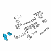 OEM Kia Cover Assembly-Console R Diagram - 846403T400KAY