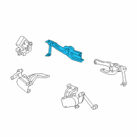 OEM 2012 Acura ZDX Sensor Assembly, Right Rear Stroke Diagram - 33146-STX-A01