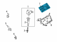 OEM Cadillac CT4 ECM Diagram - 12718010