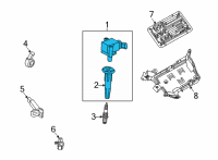 OEM 2020 GMC Sierra 1500 Ignition Coil Diagram - 12698943