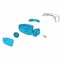 OEM 2015 Ford Focus Mirror Assembly Diagram - F1EZ-17683-Q