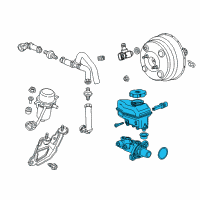 OEM 2013 Chevrolet Impala Master Cylinder Diagram - 22796285