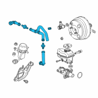 OEM 2016 Chevrolet Impala Limited Hose Assembly Diagram - 22803073