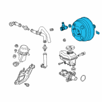 OEM 2012 Chevrolet Impala Power Booster Diagram - 23209402