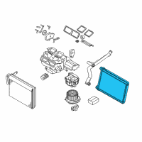 OEM BMW 335xi Heating Element With Double Pipe Diagram - 64-11-9-190-595