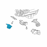 OEM Ram 3500 INSULATOR-Engine Mount Diagram - 52122710AA