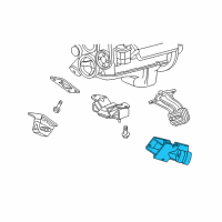 OEM 2006 Dodge Ram 1500 Bracket-Transmission Mount Diagram - 52121763AA