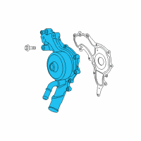 OEM Ram ProMaster 2500 Pump-Water Diagram - 5184498AM