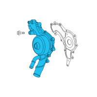 OEM 2018 Ram ProMaster 2500 Pump-Water Diagram - 5184498AM