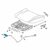 OEM GMC Acadia Lock Diagram - 84070074