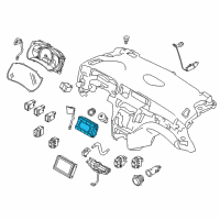 OEM 2014 Nissan Quest Control Assembly Diagram - 27500-1JA1A