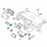 OEM 2013 Nissan Quest Switch Assy-Door Diagram - 25261-1JA0A