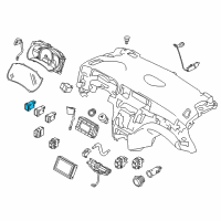 OEM 2017 Nissan Rogue Switch Assembly - Vehicle Dynamics Control Diagram - 25145-1KA0A