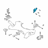 OEM 2022 Kia Sportage Engine Support Bracket Assembly Diagram - 216702GGB1