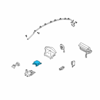 OEM 2003 Infiniti M45 Sensor-Side Air Bag Center Diagram - K8820-CR92E