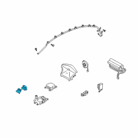 OEM Infiniti M45 Sensor-Air Bag, Front Center Diagram - 98581-CR900