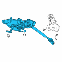 OEM 2021 Honda Clarity Column Assembly Steering Diagram - 53200-TRT-A02