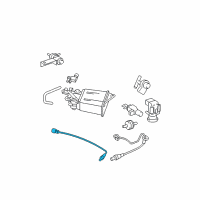 OEM 2006 Pontiac Vibe Front Oxygen Sensor Diagram - 88974383