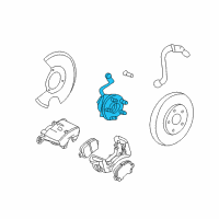 OEM Saturn Sky Wheel Bearing And Hub Assembly Diagram - 10345966