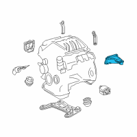 OEM 2005 Chrysler Crossfire Bracket-Engine Mount Diagram - 5098434AA