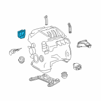 OEM 2007 Chrysler Crossfire Bracket-Engine Mount Diagram - 5098433AA