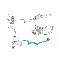 OEM 2019 Lexus LS500 Charcoal Canister Assembly Diagram - 77740-50180