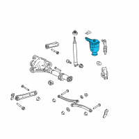 OEM Mercury Air Spring Diagram - 3U2Z-5580-PA