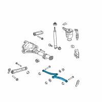 OEM 2005 Ford Crown Victoria Track Bar Brace Diagram - 8W1Z-4264-B