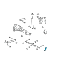 OEM Lincoln Upper Arm Lock Nut Diagram - -W704662-S2