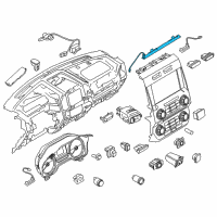 OEM 2019 Ford F-150 Courtesy Lamp Diagram - JL3Z-14A318-AK