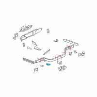 OEM 2006 Chevrolet Corvette Control Arm Bracket Diagram - 10325575