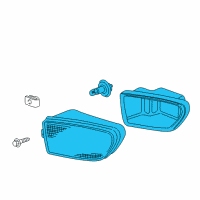 OEM 1998 BMW 528i Fog Lights, Right Diagram - 63-17-8-377-942