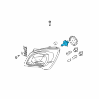 OEM Kia Sportage Bulb Diagram - 1864960556