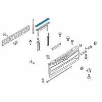 OEM 2020 Ford F-150 Upper Molding Diagram - FL3Z-9940602-B