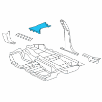 OEM 2007 Chrysler Sebring Molding-Windshield GARNISH Diagram - XQ58DW1AI