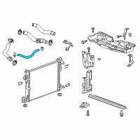 OEM 2017 Cadillac CT6 Inlet Hose Diagram - 84167080