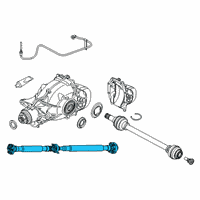 OEM BMW X6 Drive Shaft Assy Rear Diagram - 26-10-8-663-951