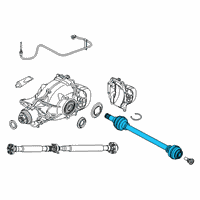 OEM 2022 BMW X5 OUTPUT SHAFT, REAR LEFT Diagram - 33-20-8-689-573