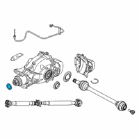 OEM BMW 530e Axle Shaft Seal Diagram - 31507609536